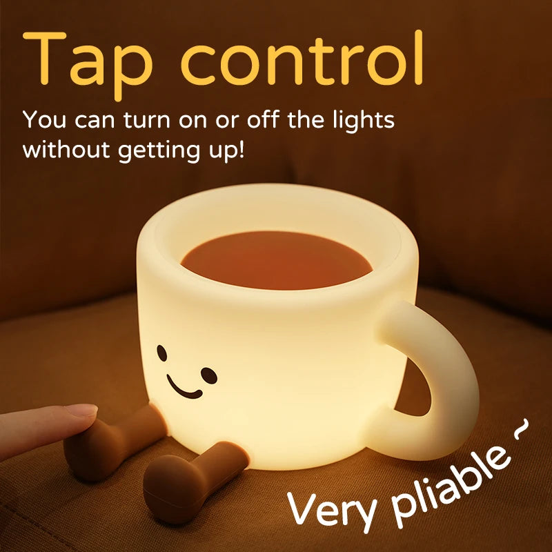 Coffee Cup Rechargeable Night Light