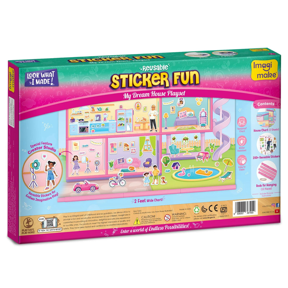 My Dream House Reusable Sticker Playset