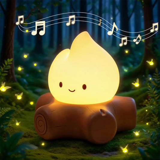 Campfire Night Lights With Nature Sound