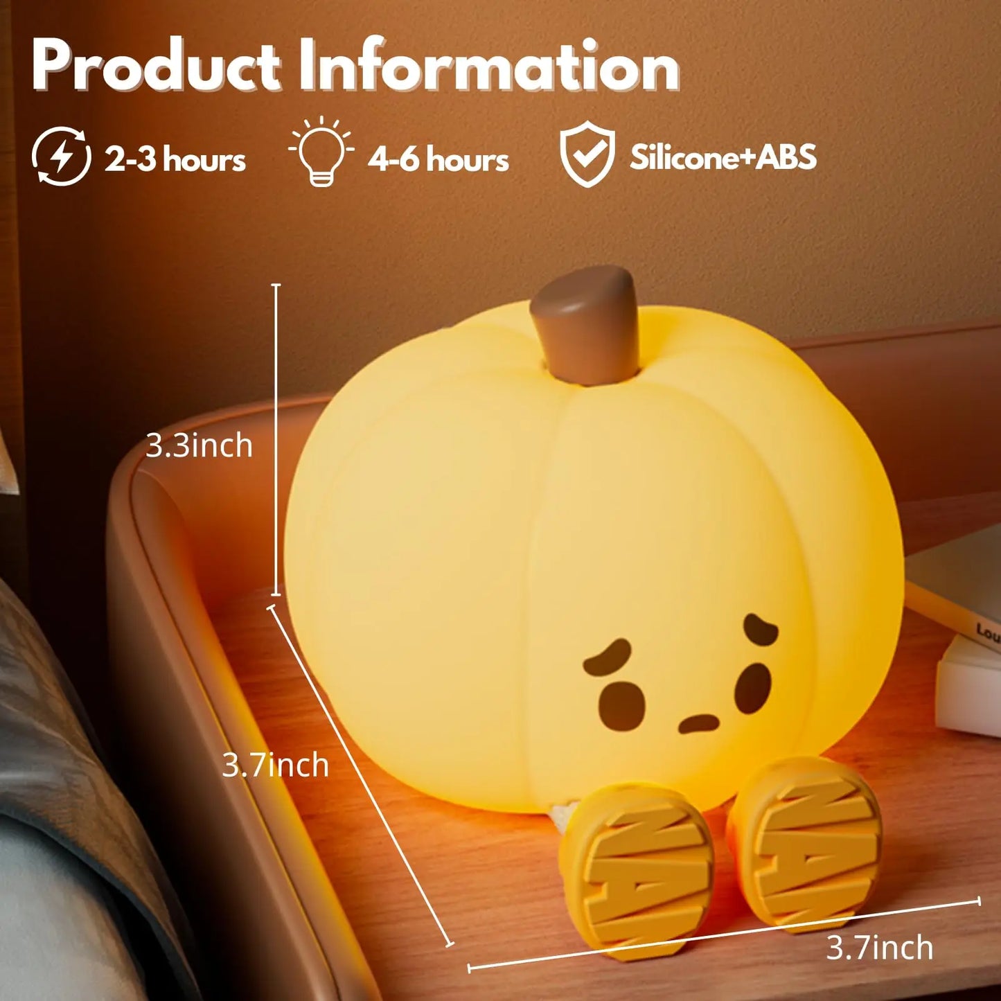 Toast Rechargeable LED Night Light Lamp
