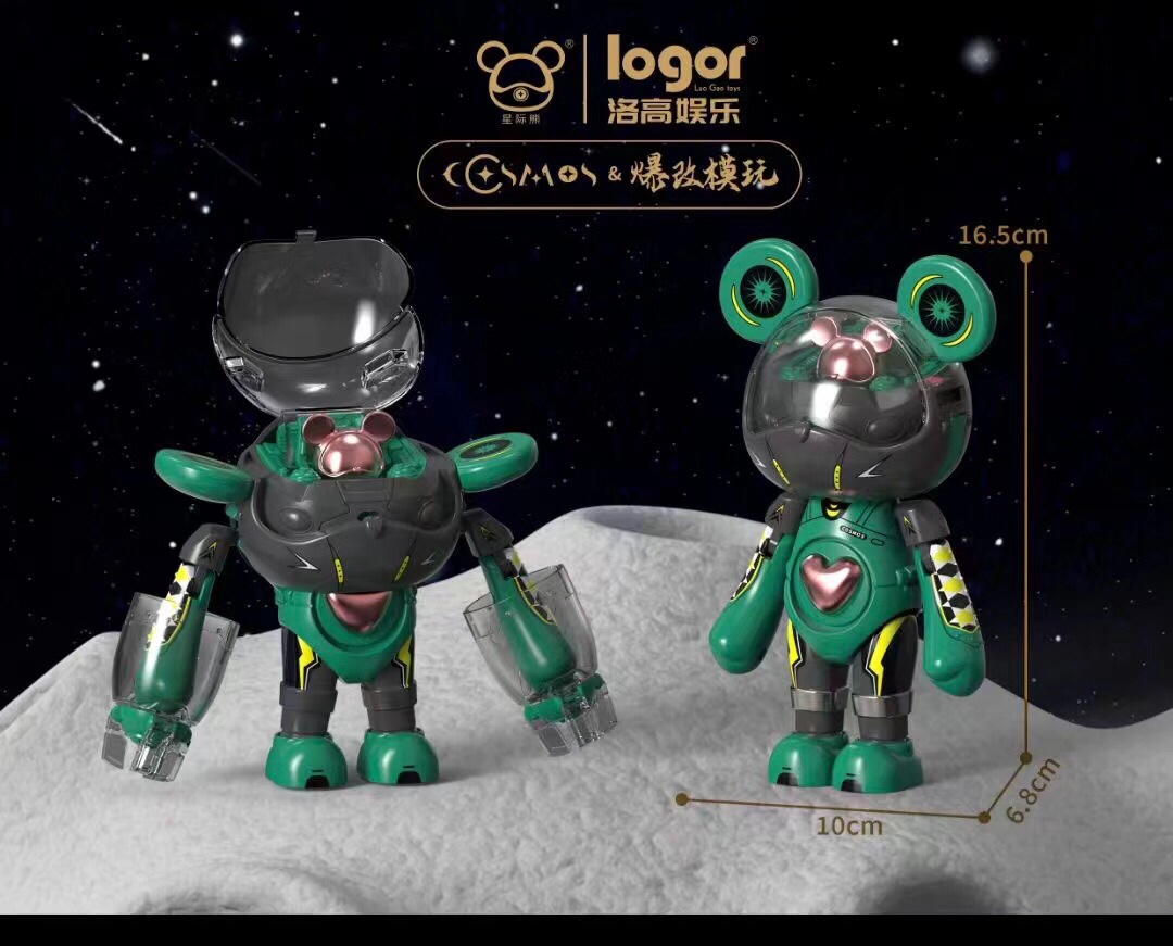 Cosmos Space Station Fashion Bear Figure