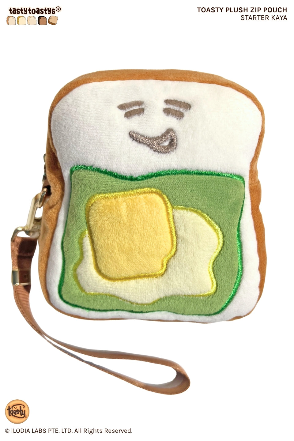 Toasty Plush Zip Pouch