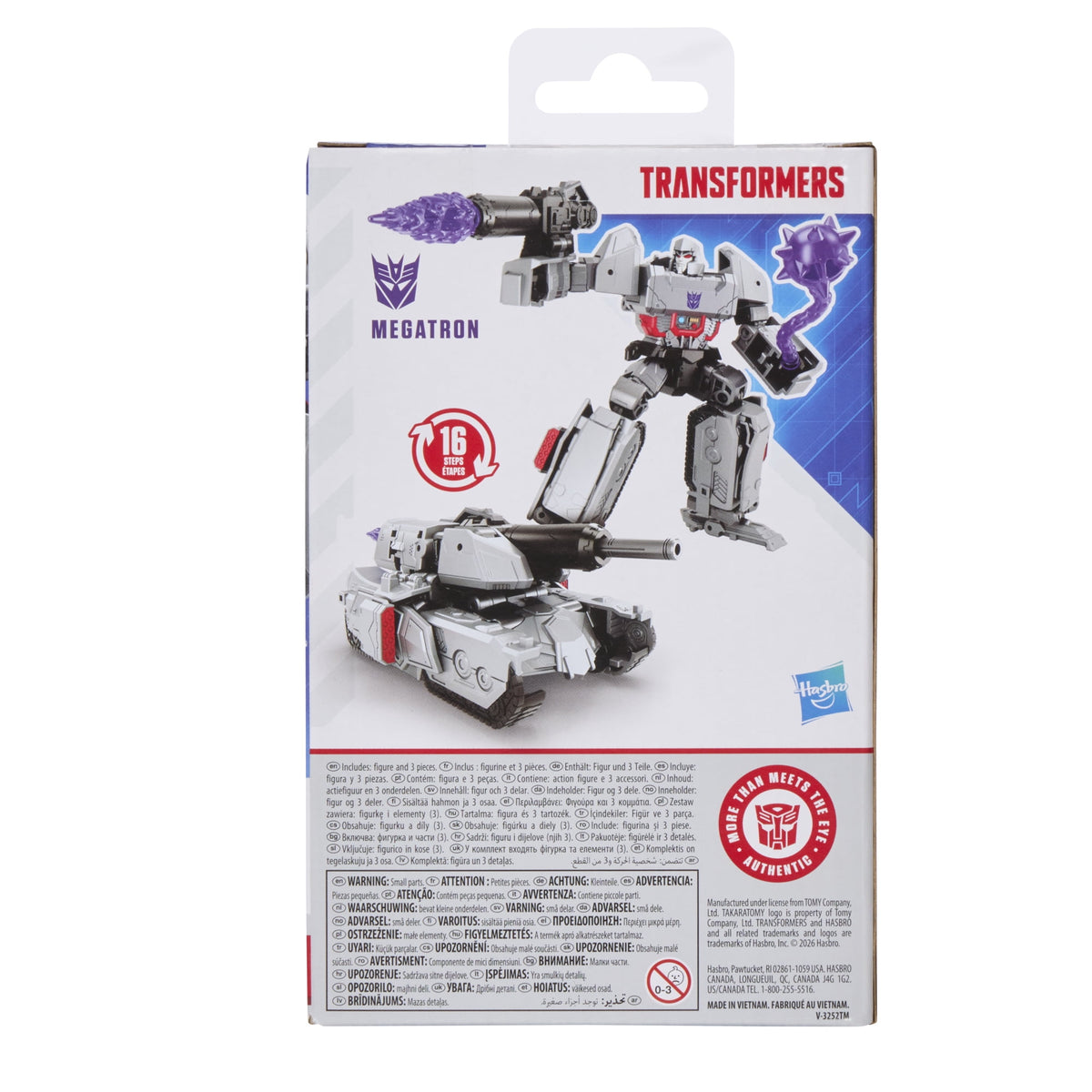 Transformers Core Prime Changers Megatron (U.P. $41.90)
