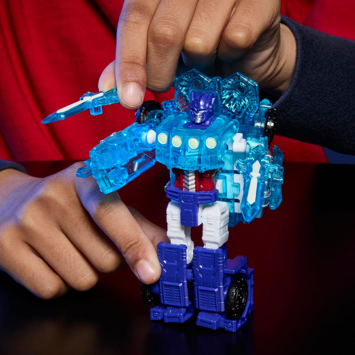 Transformers Cyberworld Armored Cyber Changers Optimus Prime (U.P. $24.90)