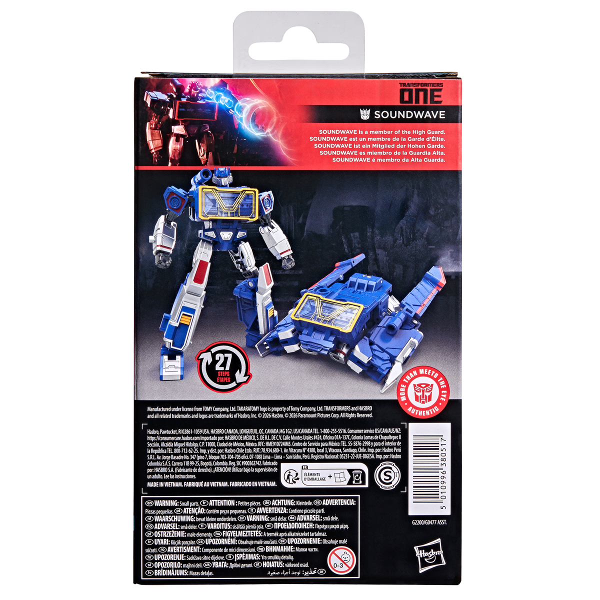 Transformers Studio Series Transformers ONE Deluxe Class Soundwave (U.P. $38.90)