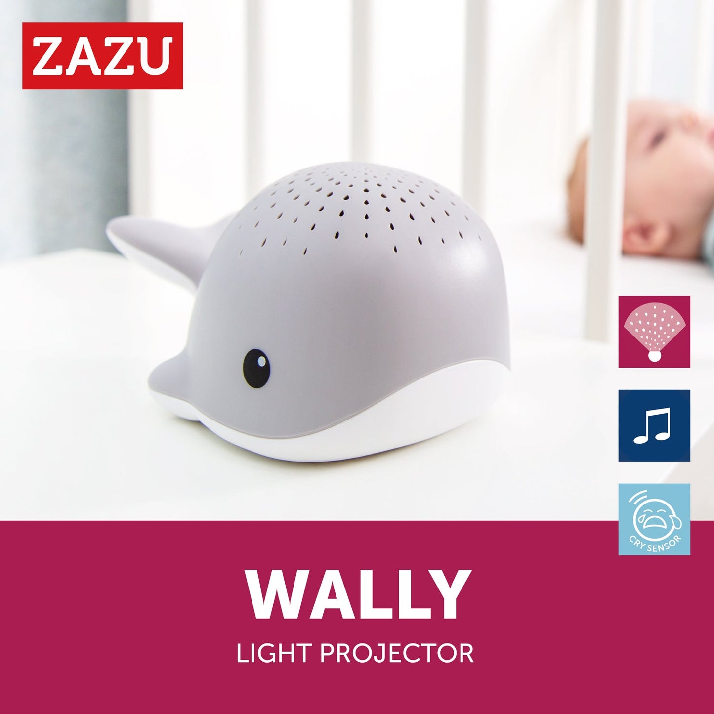Light Projector - Wally the Whale