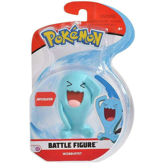 Pokemon Wobbuffet Articulated Battle Figure - Pokémon
