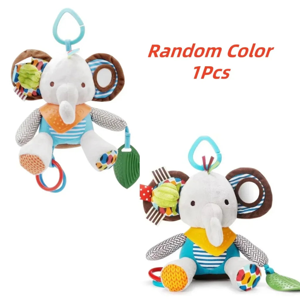 Animal Montessori Stroller Soft Plush Elephant 1Pcs