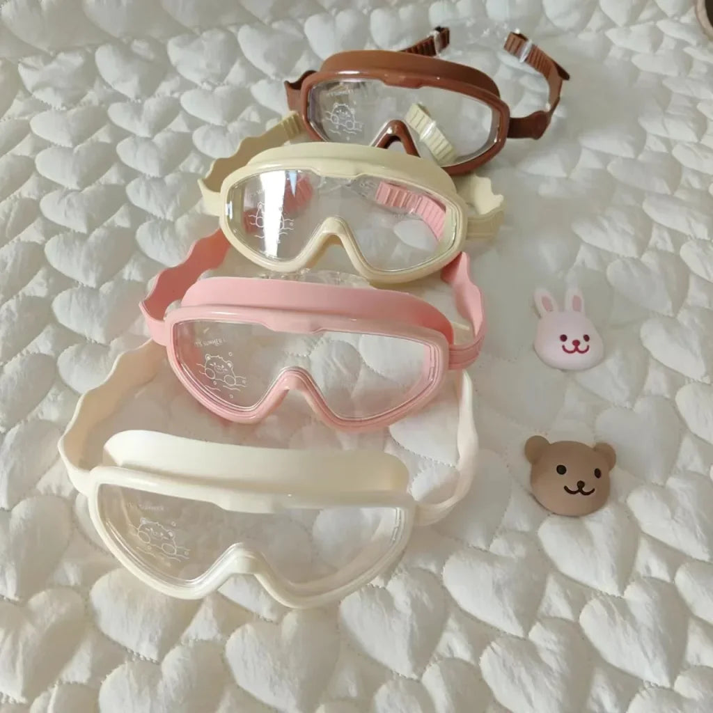 Anti Fog High-Definition Kids Large Frame Swimming Goggles