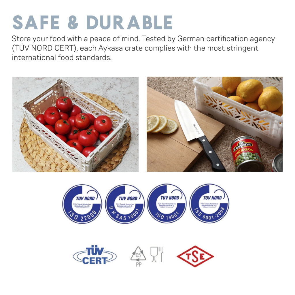 Aykasa Folding Maxibox Colour Crate - Storage