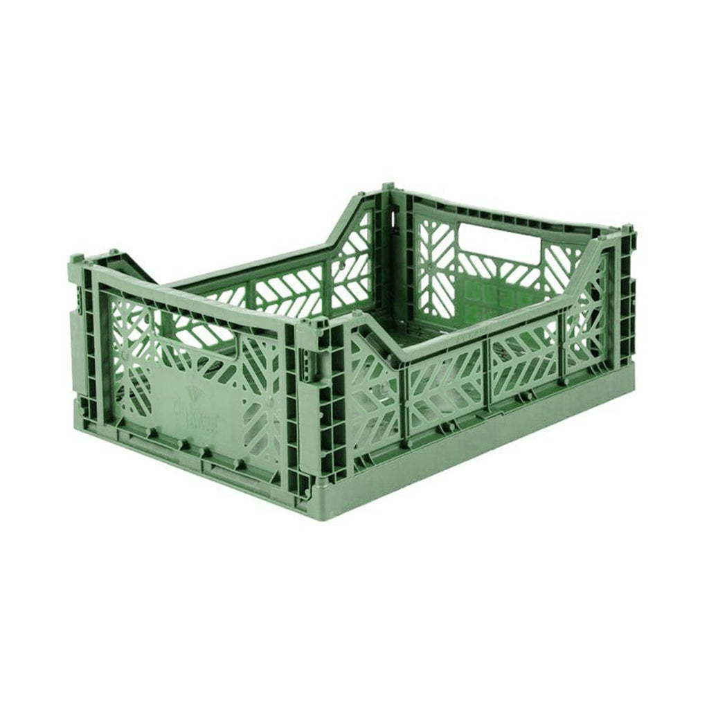 Aykasa Folding Midibox Colour Crate - Sage - Storage
