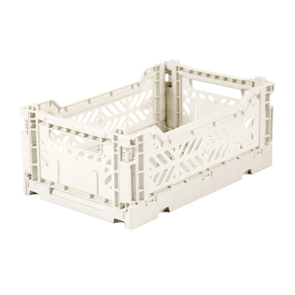 Aykasa Folding Minibox Colour Crate - Coconut Milk - Storage