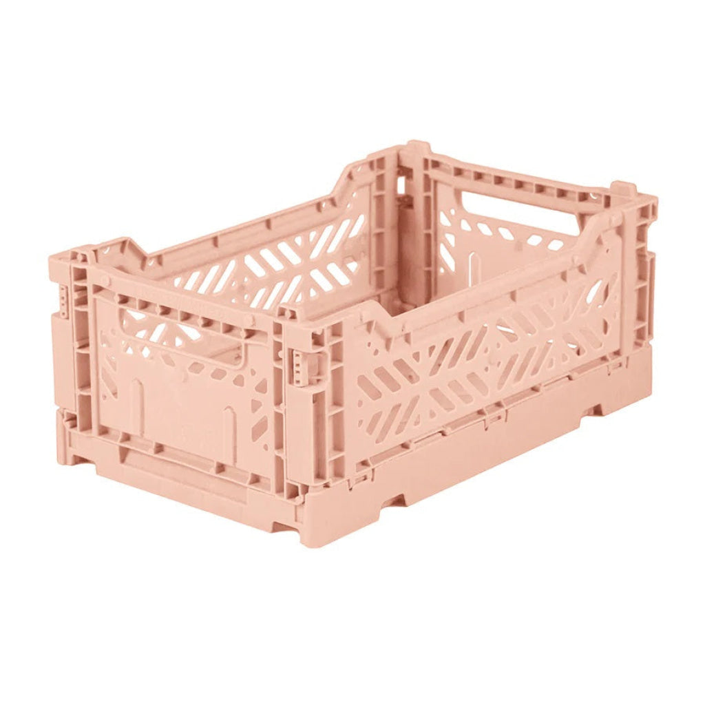 Aykasa Folding Minibox Colour Crate - Milk Tea - Storage