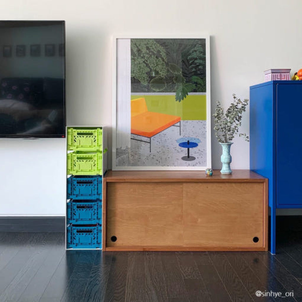 Aykasa Folding Minibox Colour Crate - Storage