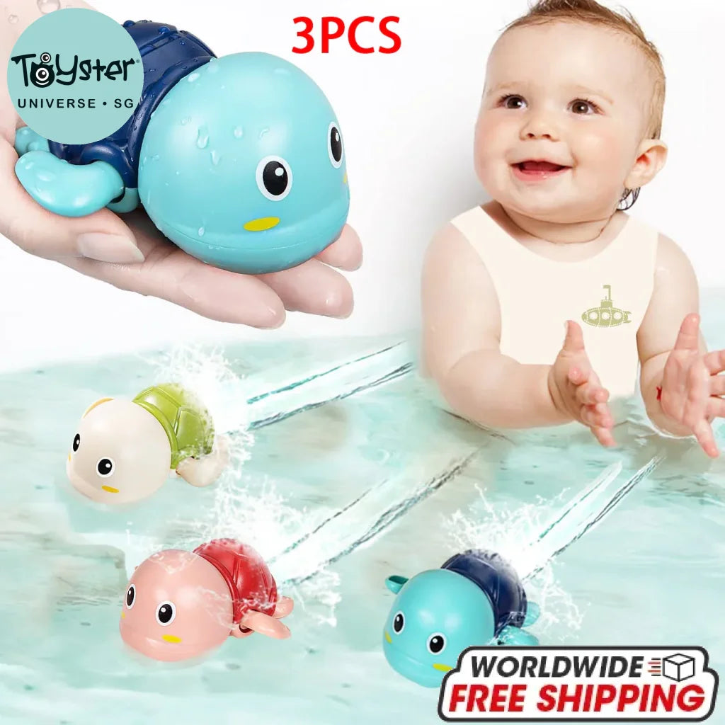 Baby Clockwork Bathing Cute Swimming Turtle Toy