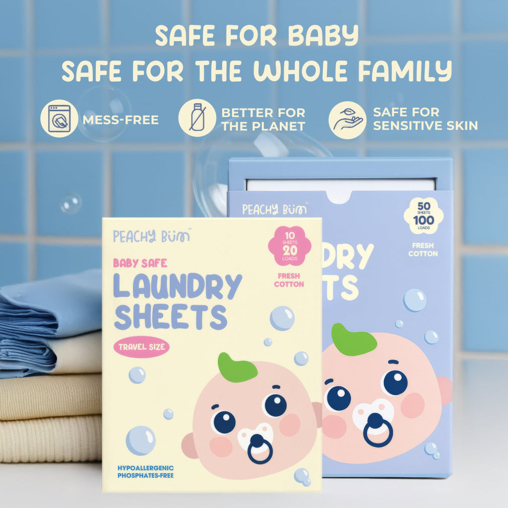 Baby Safe Laundry Sheets - Fresh Cotton