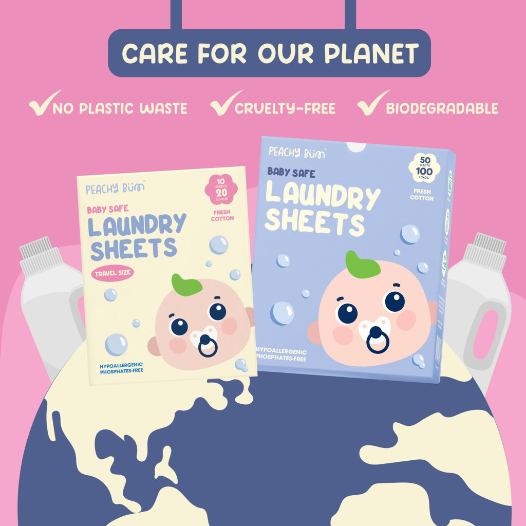 Baby Safe Laundry Sheets - Fresh Cotton