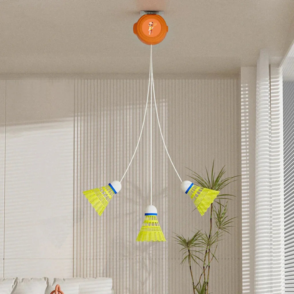 Badminton Practice Equipment Rebound Device For Kids Adult Indoor