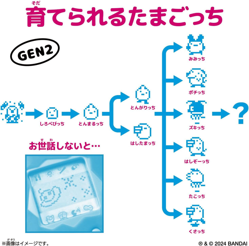 Bandai Original Tamagotchi Color Collection Purple