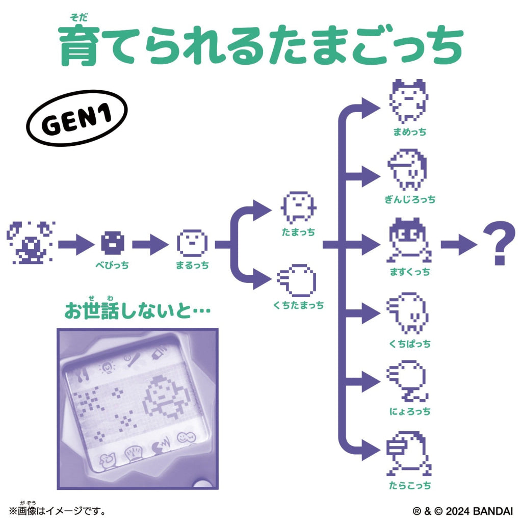 Bandai Original Tamagotchi Rainbow - Tamagotchi