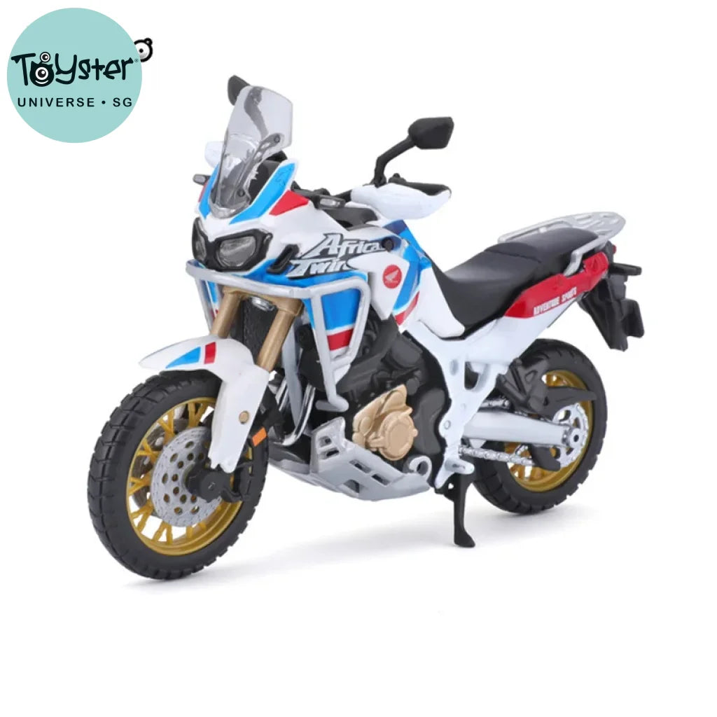 Bburago 1:18 Honda Africa Twin Adventure Alloy Motorcycle Model