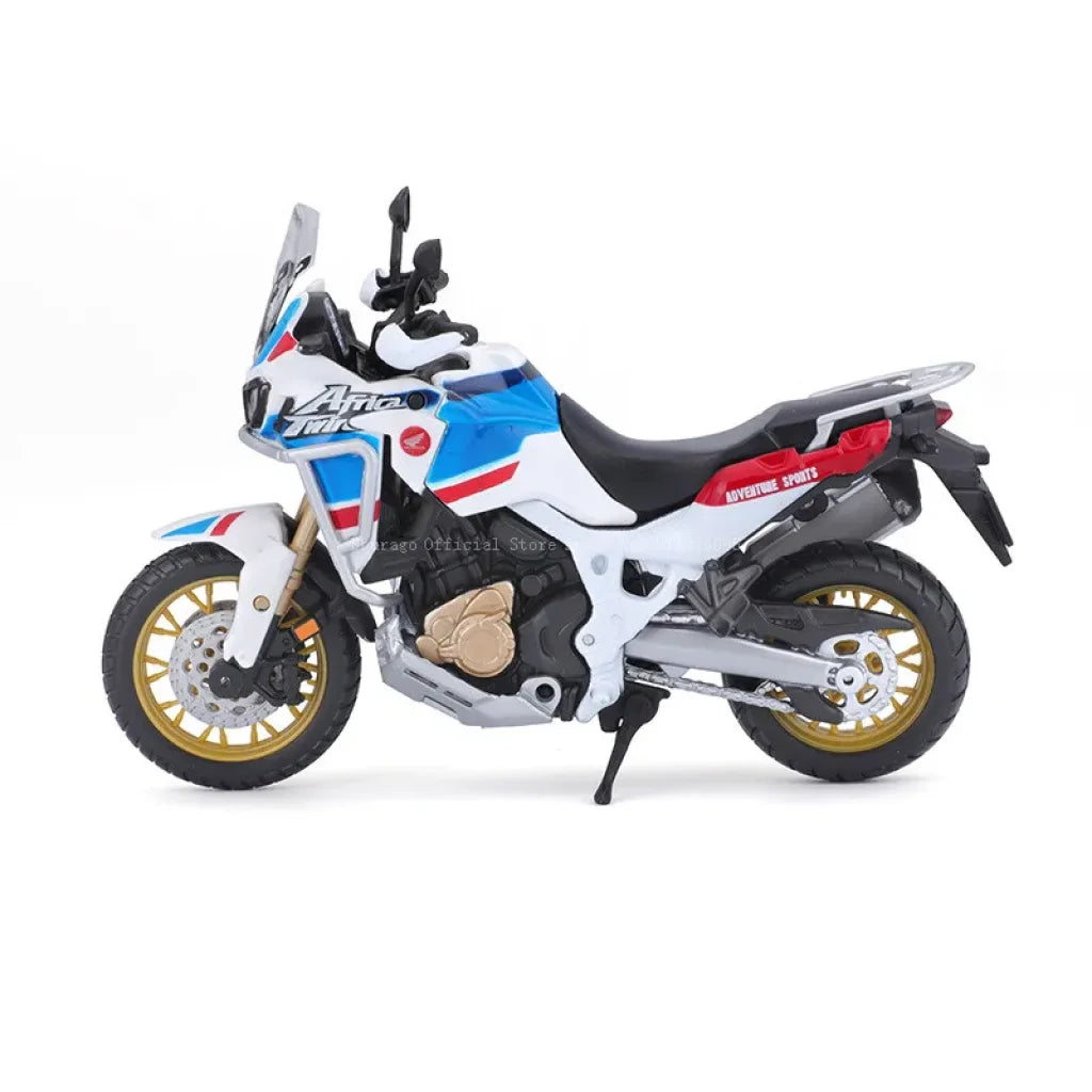Bburago 1:18 Honda Africa Twin Adventure Alloy Motorcycle Model