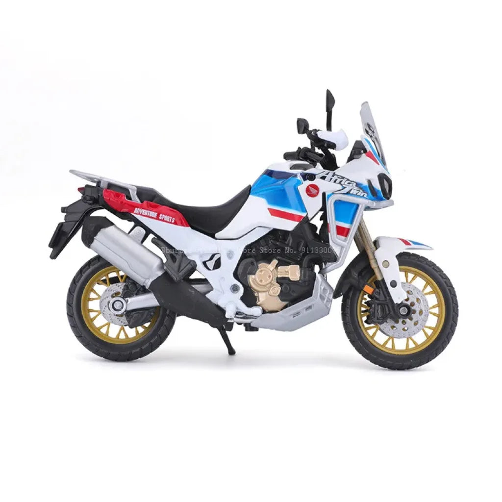 Bburago 1:18 Honda Africa Twin Adventure Alloy Motorcycle Model