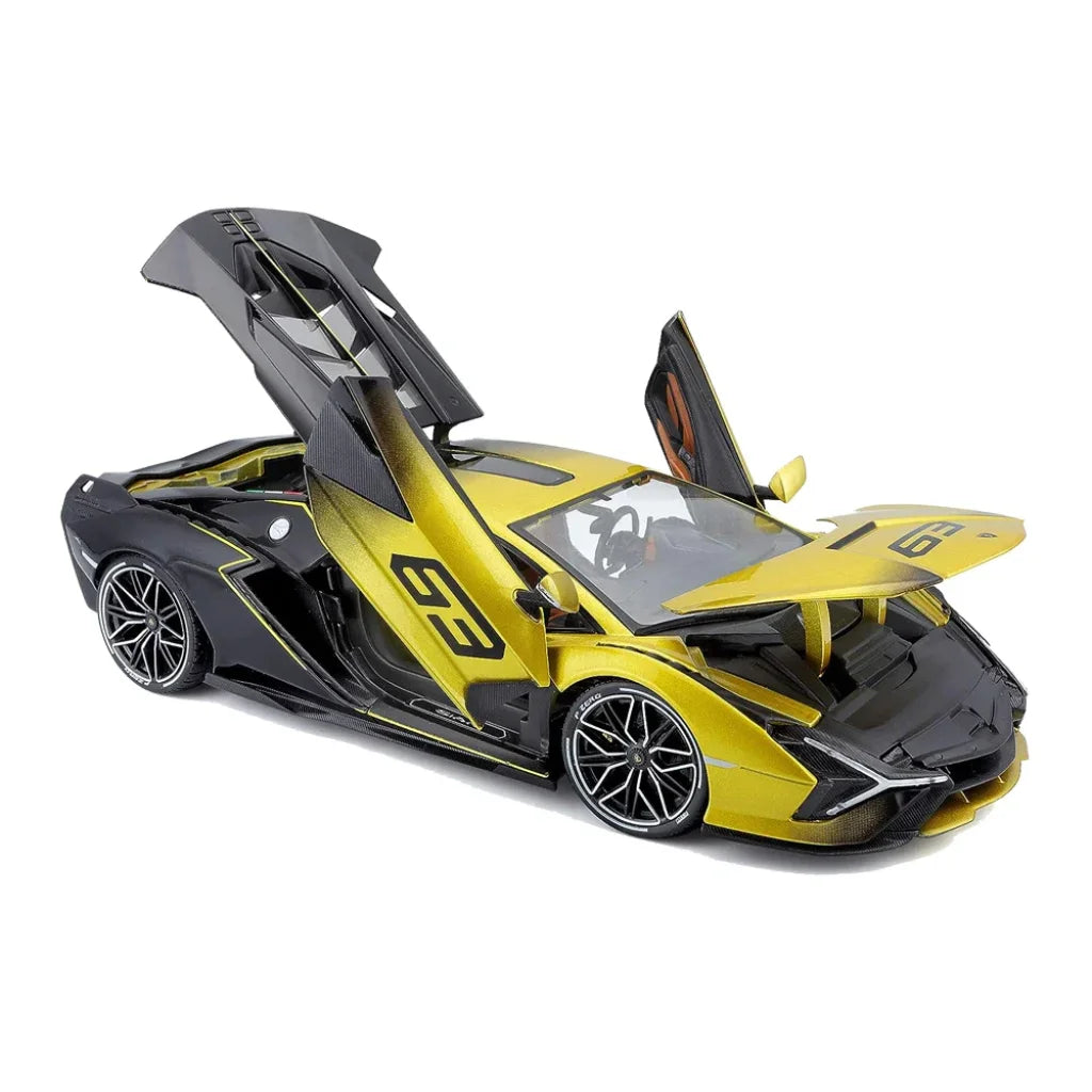 Bburago 1:18 Lamborghini Sian Fkp 37 Simulation Alloy