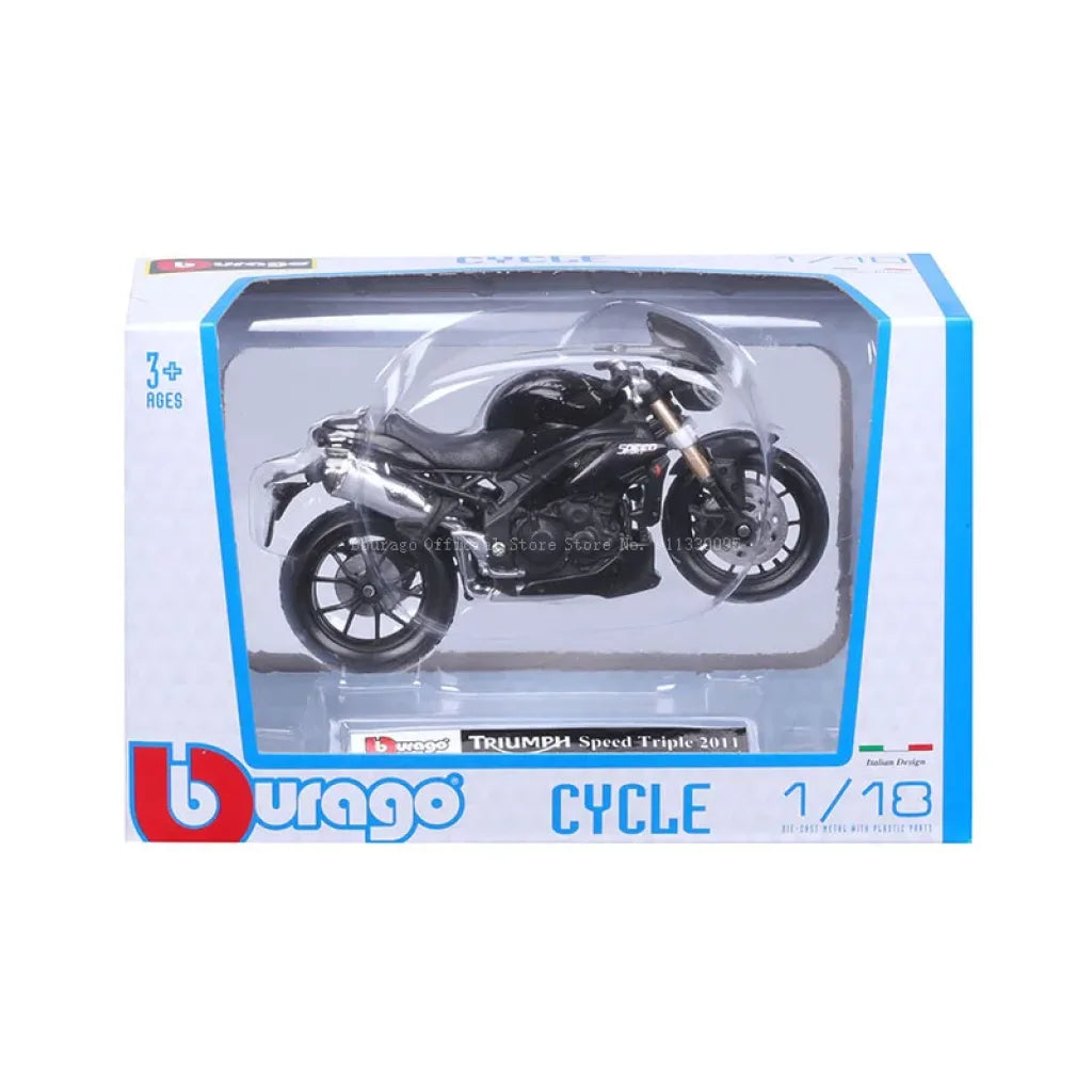 Bburago 1:18 Triumph Speed Triple Alloy Motorcycle Model