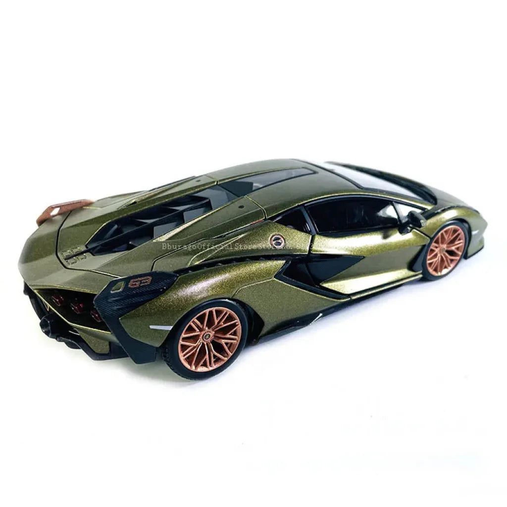 Bburago 1:24 Scale New Lamborghini Sian Fkp 37 Alloy Luxury Vehicle Diecast