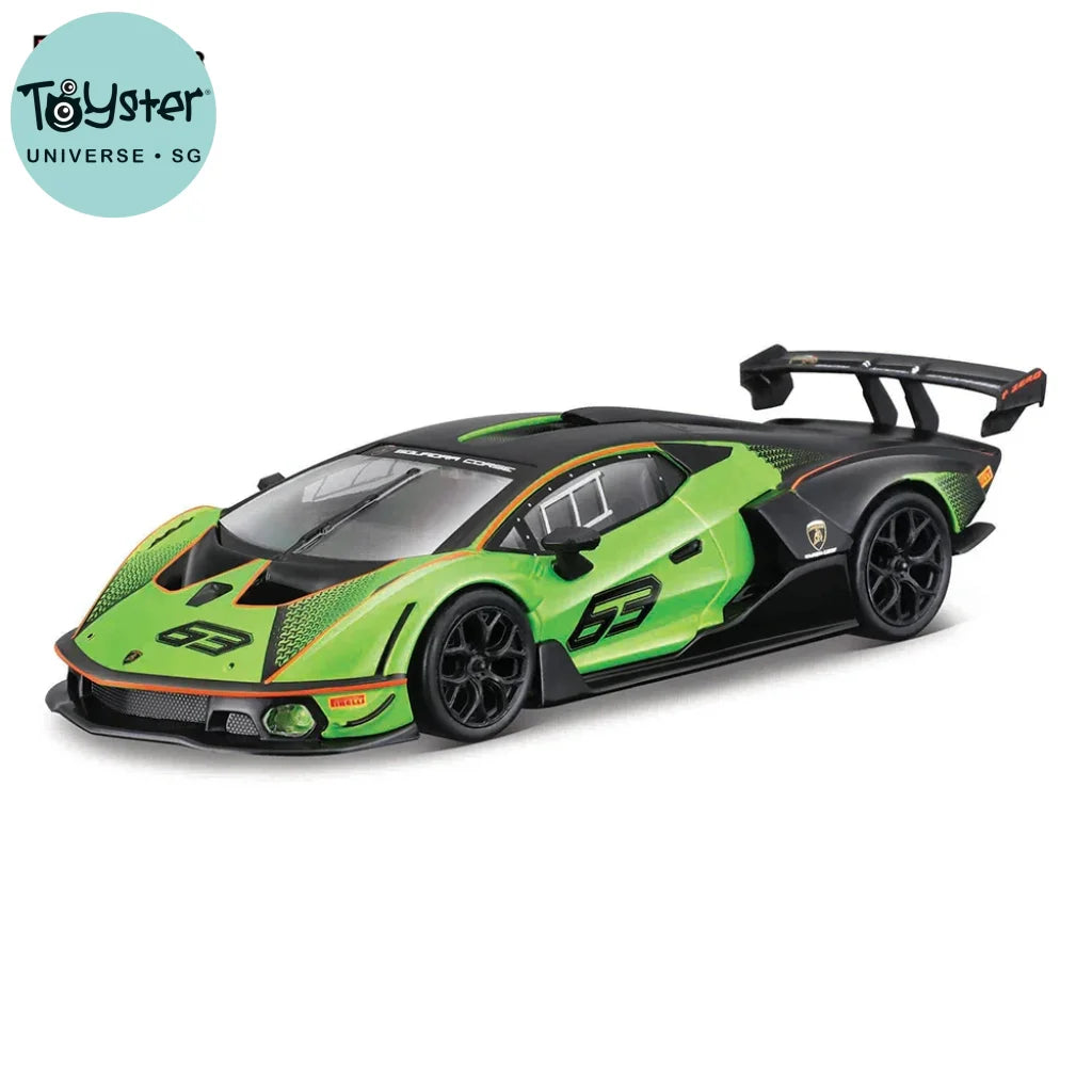 Bburago 1:32 Lamborghini Essenza Scv12 Model Dtm Racing Car Convertible Alloy