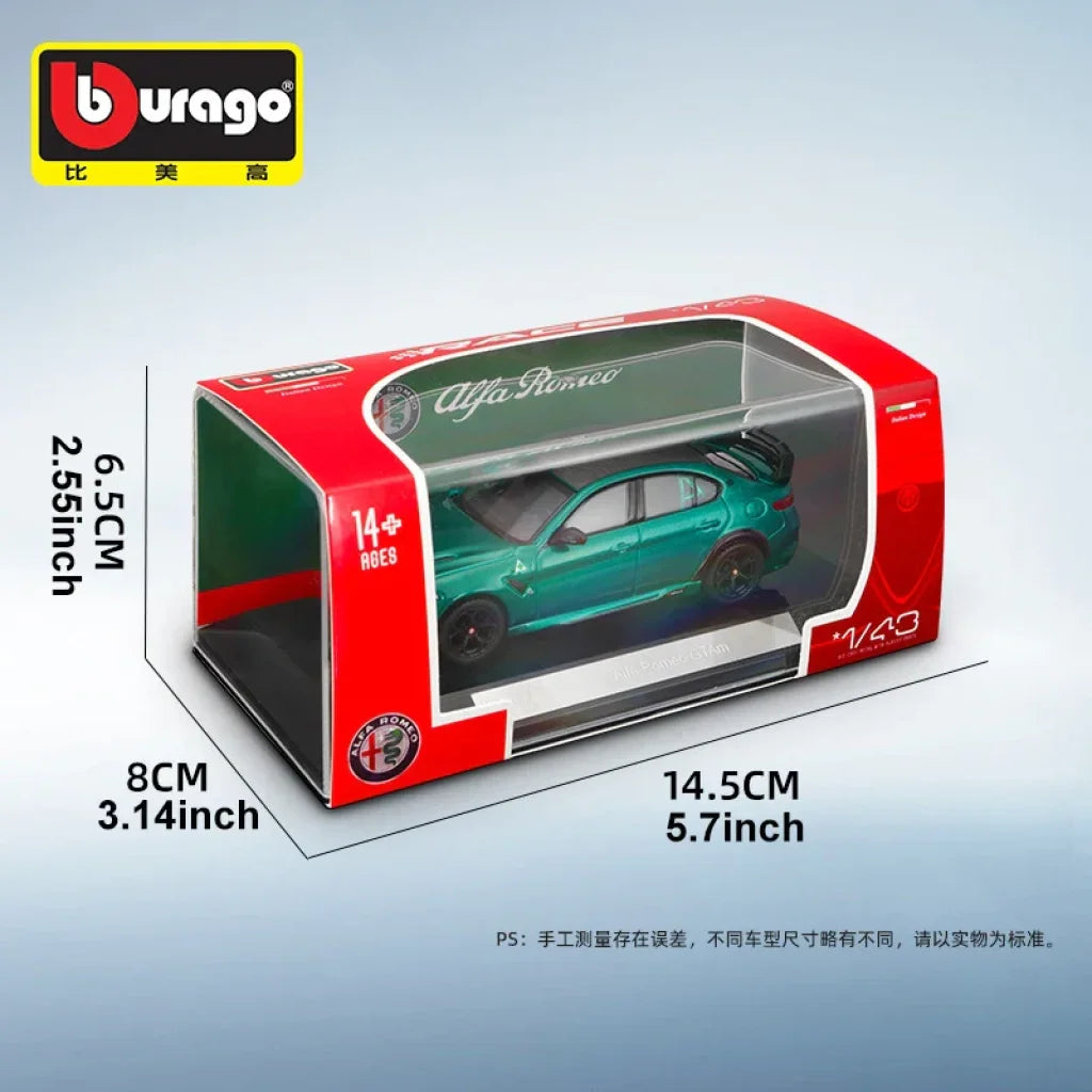 Bburago 1:43 Alfa Romeo Gtam Cars Model Alloy