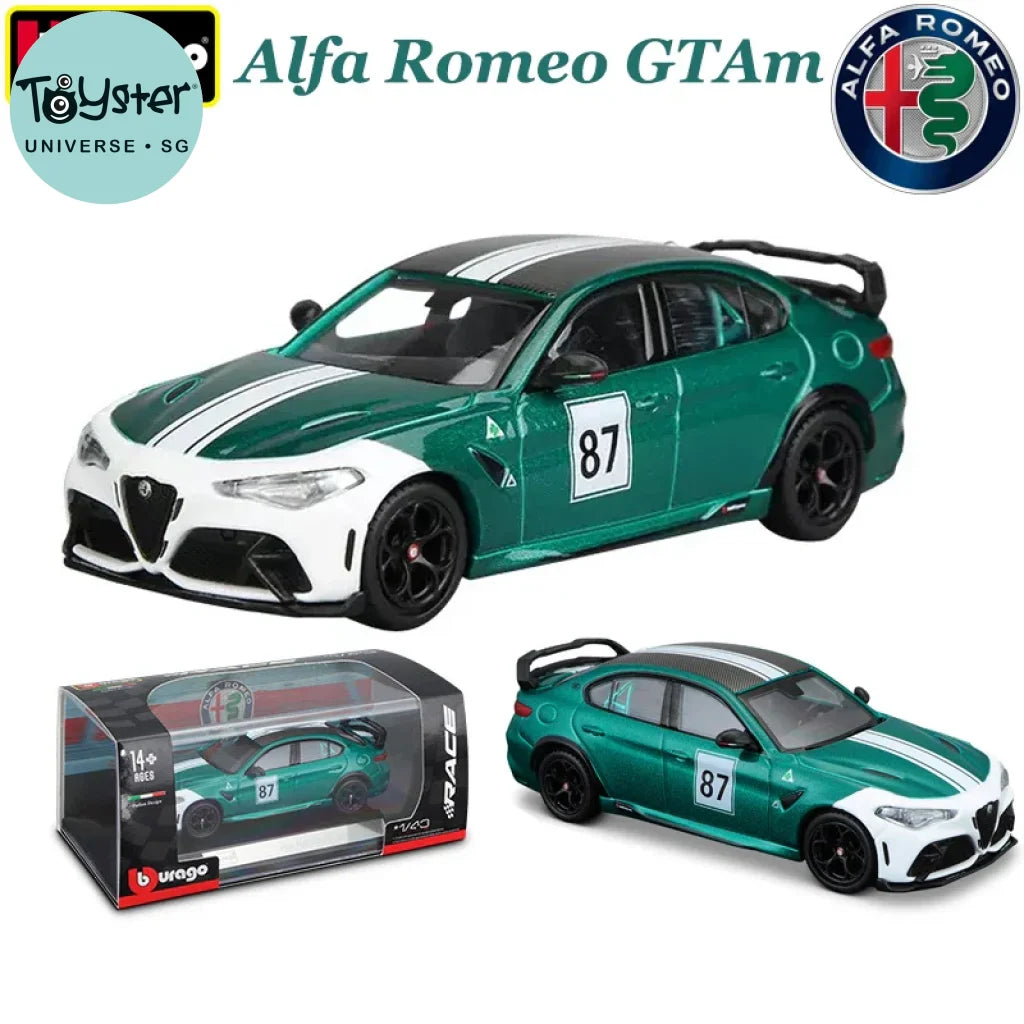 Bburago 1:43 Alfa Romeo Gtam Cars Model Alloy