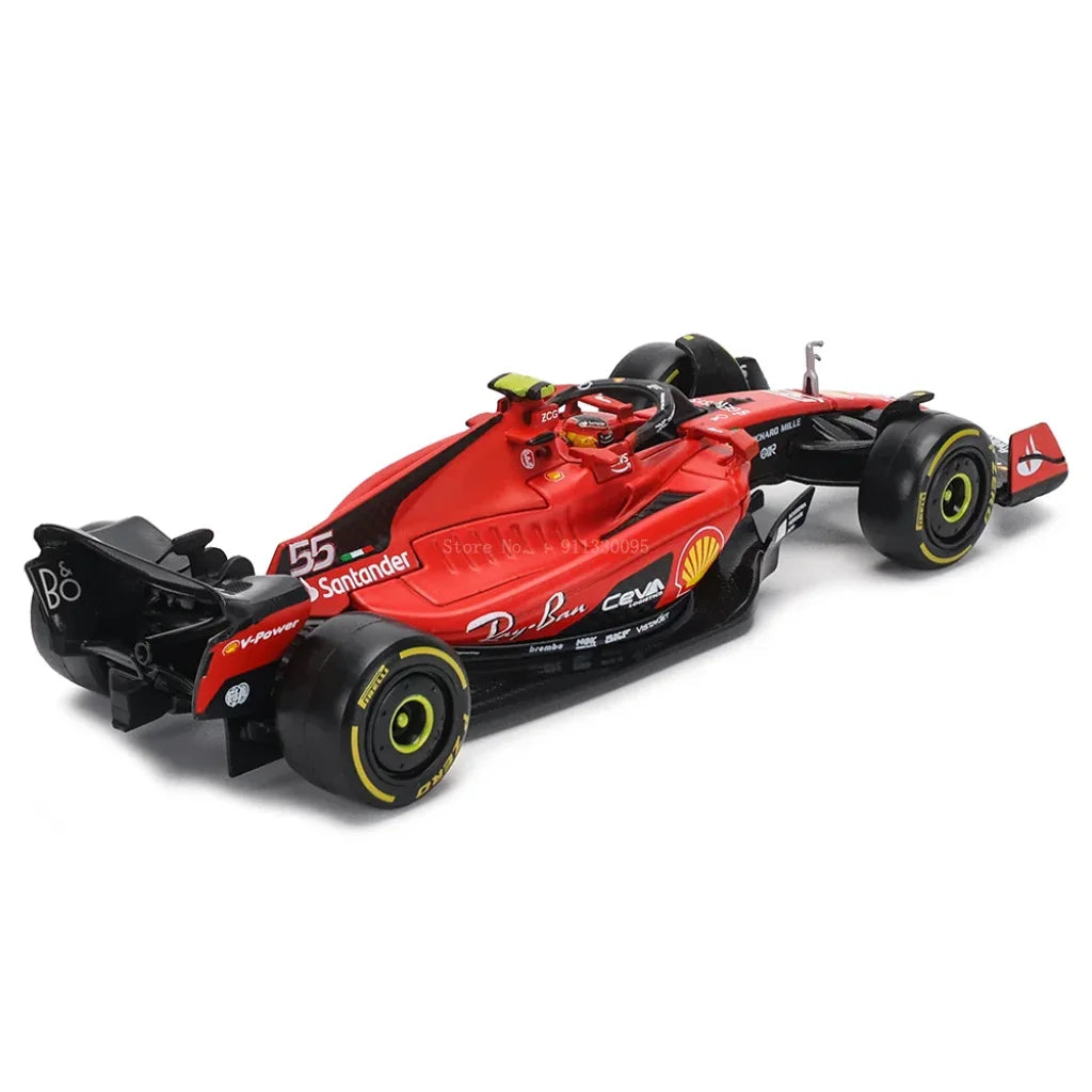 Bburago 1:43 F1 2023 16# Charles Leclerc Scuderia Ferrari Sf23 #55 Carlos Sainz Alloy Car Die Cast