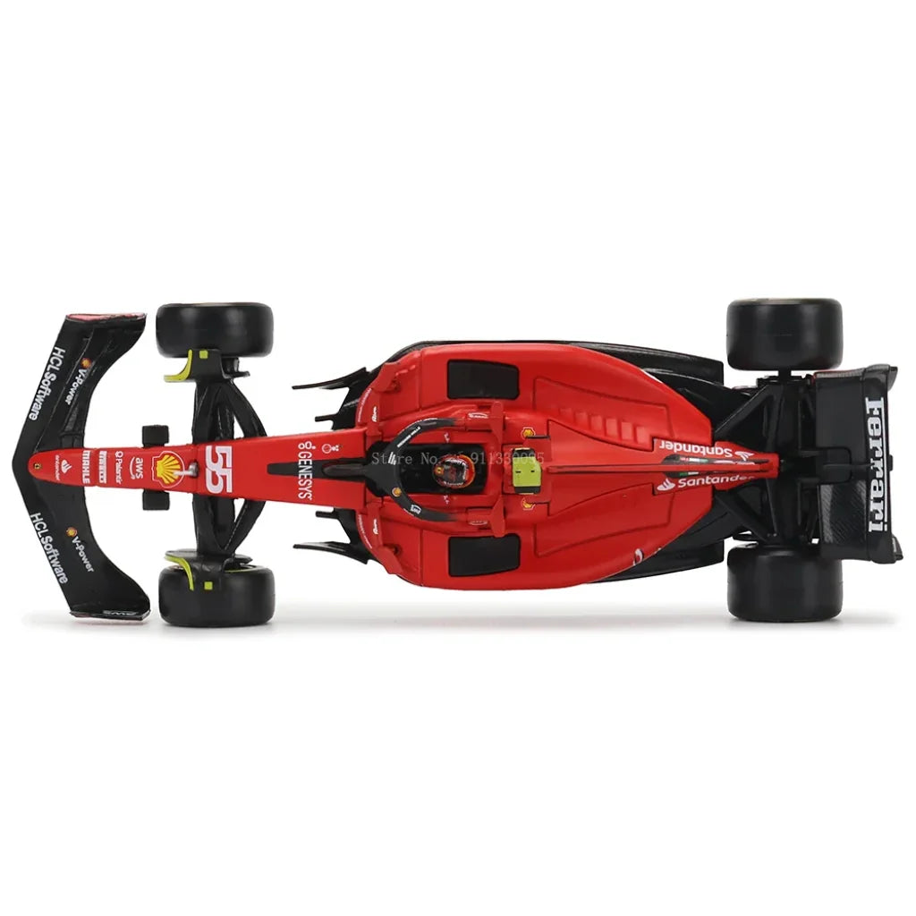 Bburago 1:43 F1 2023 16# Charles Leclerc Scuderia Ferrari Sf23 #55 Carlos Sainz Alloy Car Die Cast