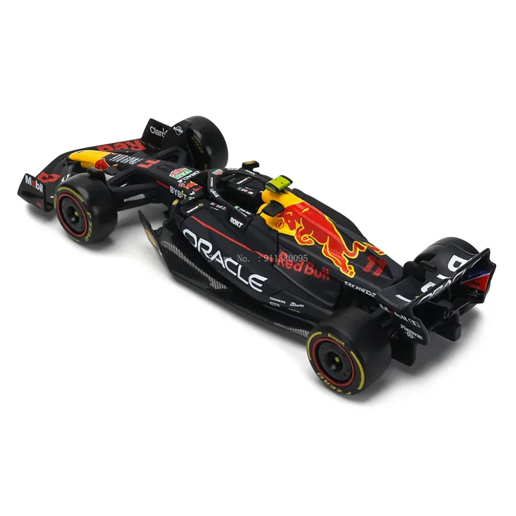 Bburago 1:43 F1 Champion Red Bull Racing Tag Heuer Rb19 2023 #1 Verstappen #11 Perez Alloy Car Die