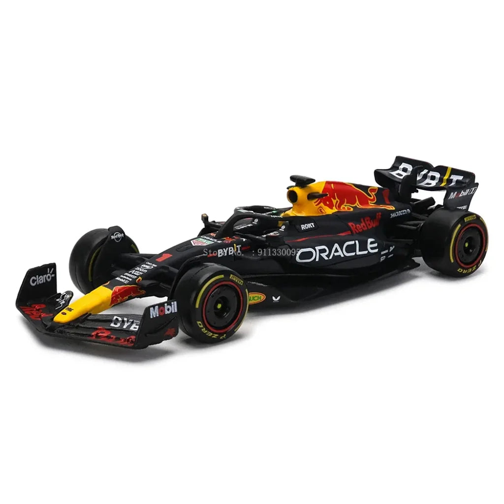 Bburago 1:43 F1 Champion Red Bull Racing Tag Heuer Rb19 2023 #1 Verstappen #11 Perez Alloy Car Die