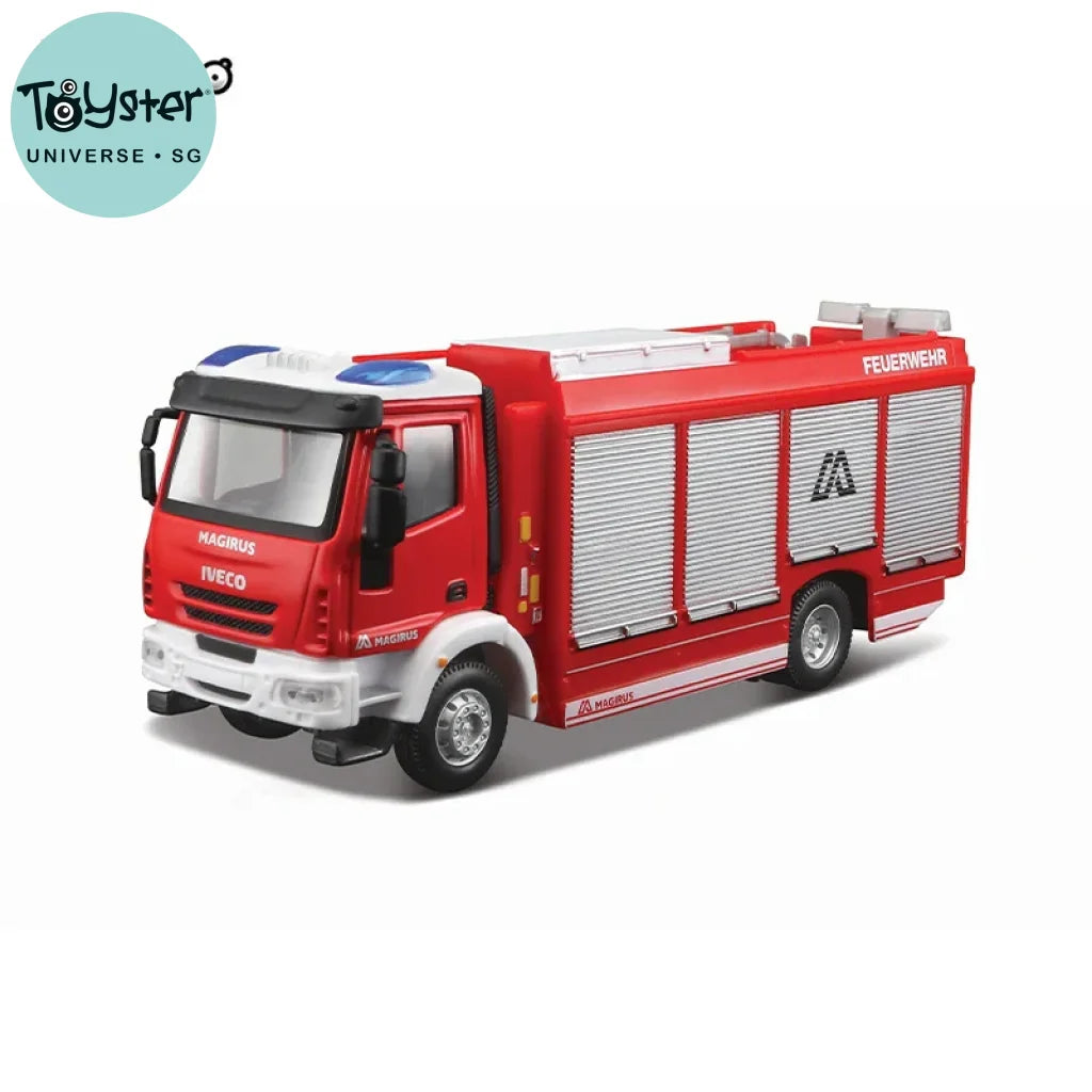 Bburago 1/50 Emergency Force Iveco Magirus Rw Model Alloy