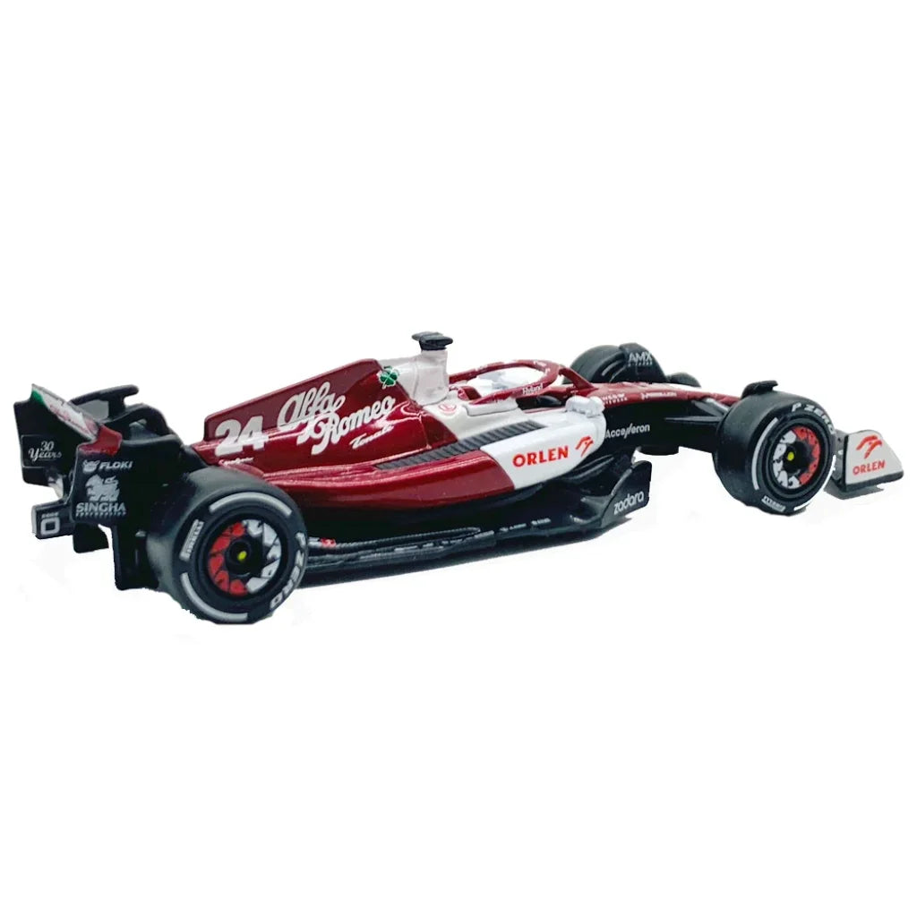 Bburago 2022 F1 Alfa Romeo C42#77 Valtteri Bottas #24 Racing Cars 1:43 Alloy