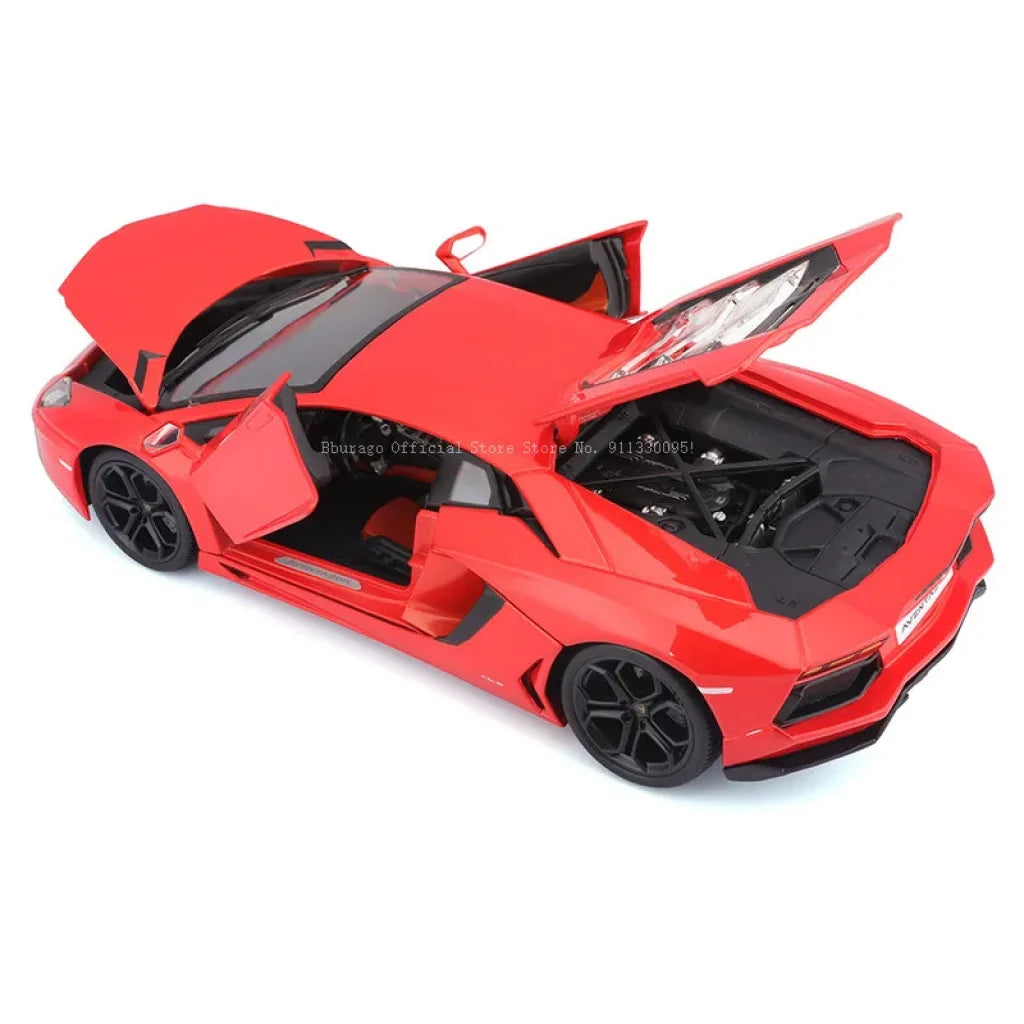 Bburago Die Cast Car 1:18 Scale Lamborghini Aventador Coupe Lp700-4 Alloy