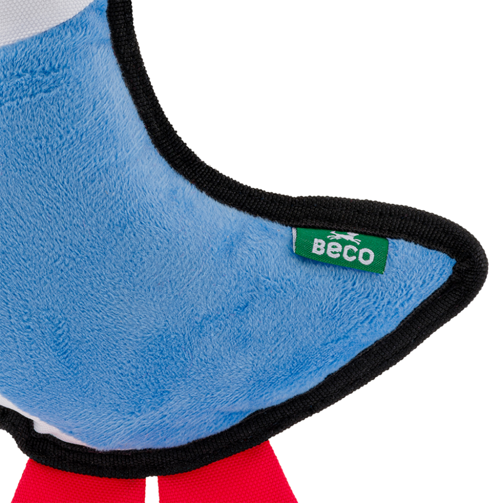 Beco Dog Toy Puffin | Floats Squeaks Sustainable Material - Dog Toys