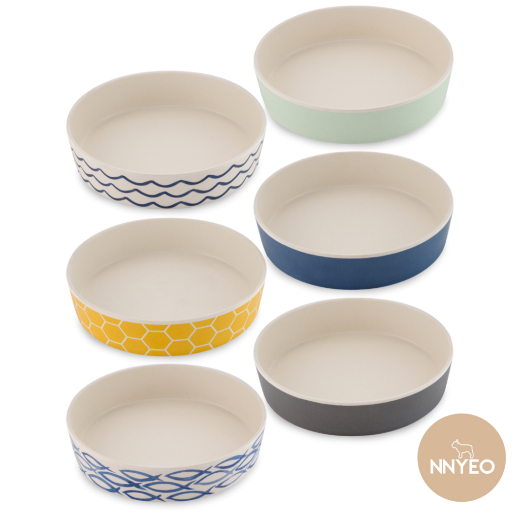 Beco Low-Rim Bamboo Bowl Midnight Blue