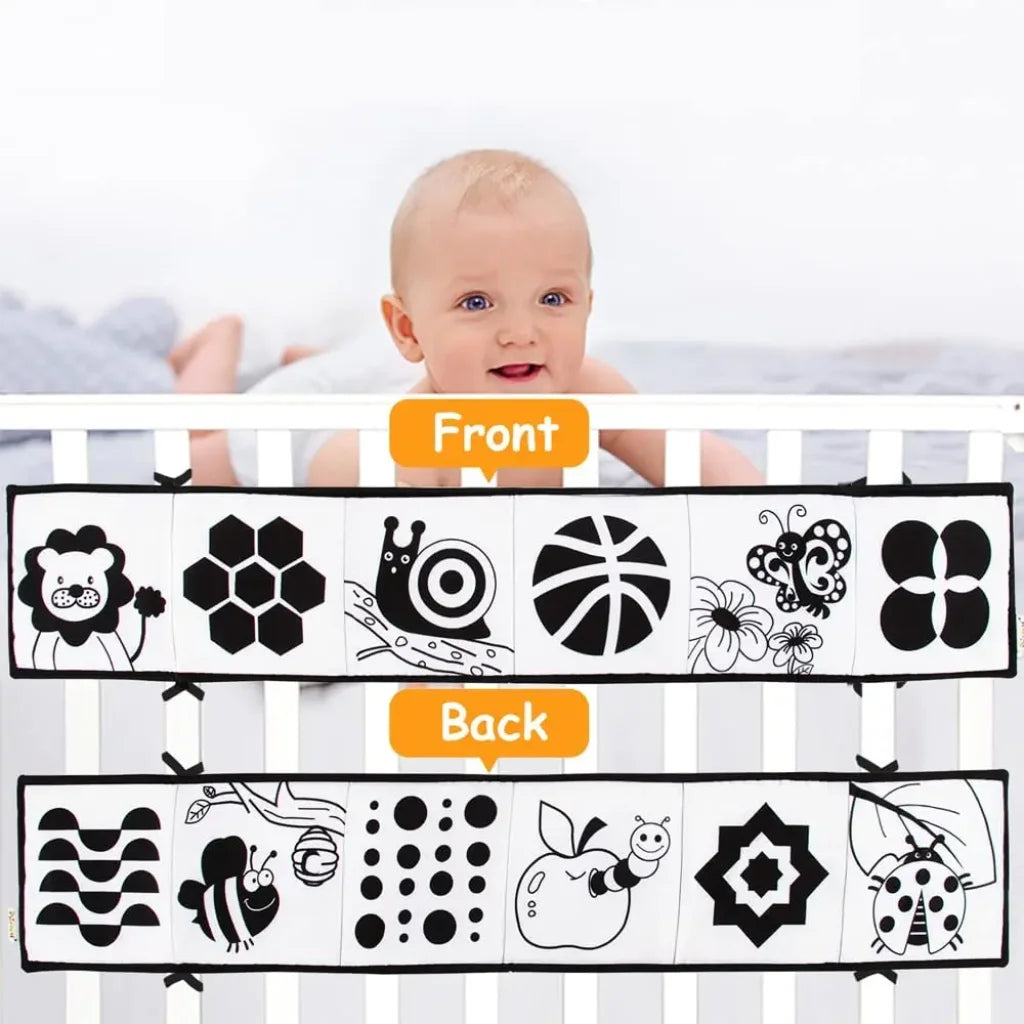 Black And White High Contrast Soft Book