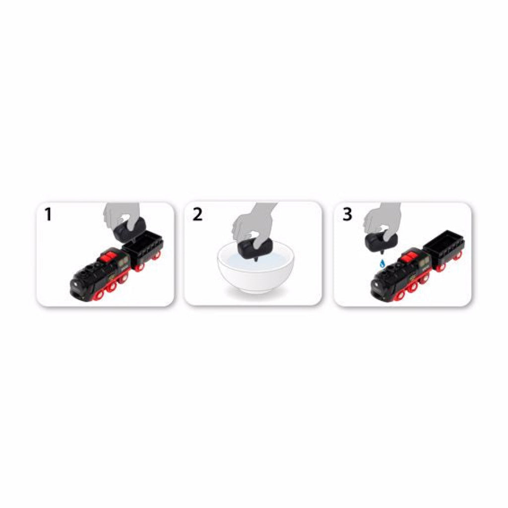 Brio Battery-Operated Steaming Train Brio