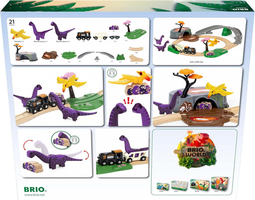 BRIO Dinosaur Adventure Set - Brio