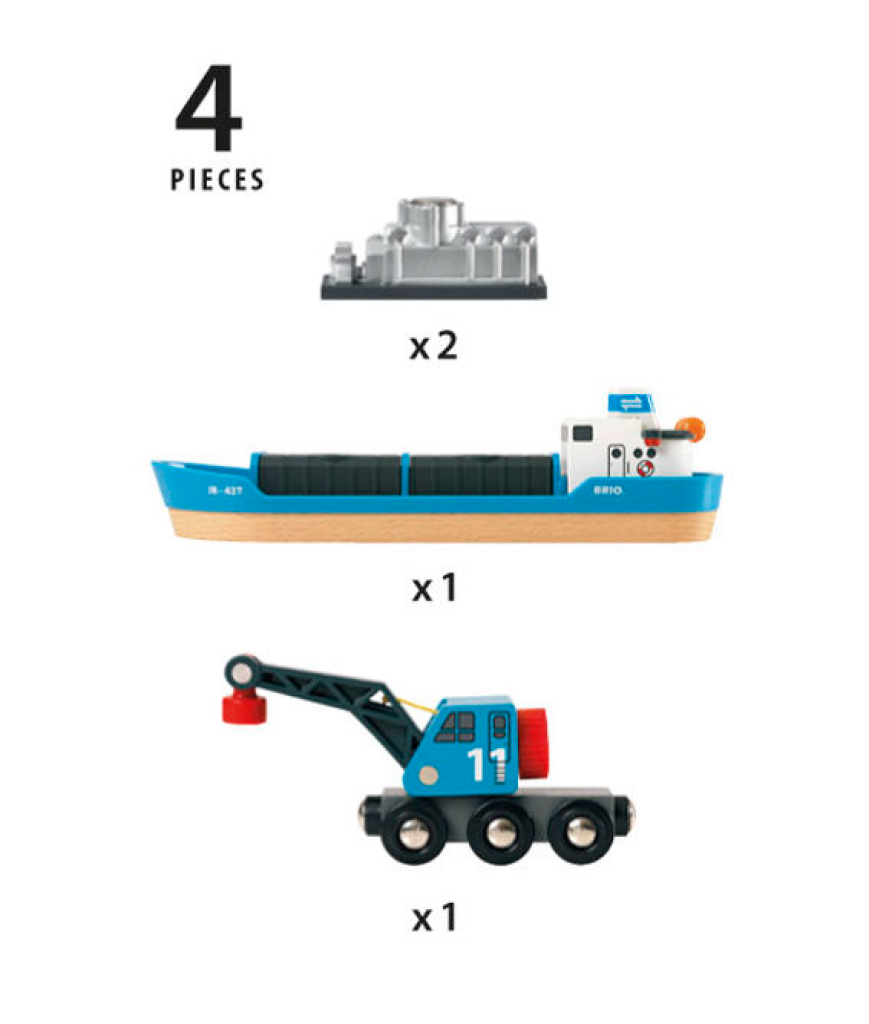 Brio Freight Ship & Crane Brio
