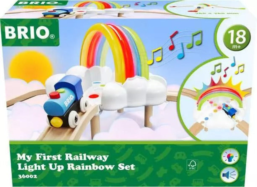 BRIO World My First Railway Light Up Rainbow Set - Brio