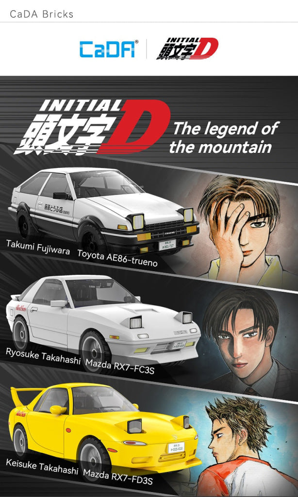 Cada Initial D 1:35 Toyota Trueno Ae86 C55018W