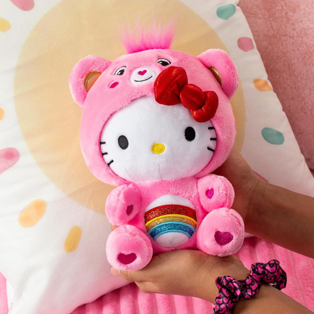 Care Bears Hello Kitty Dressed As Cheer Bear 9’’