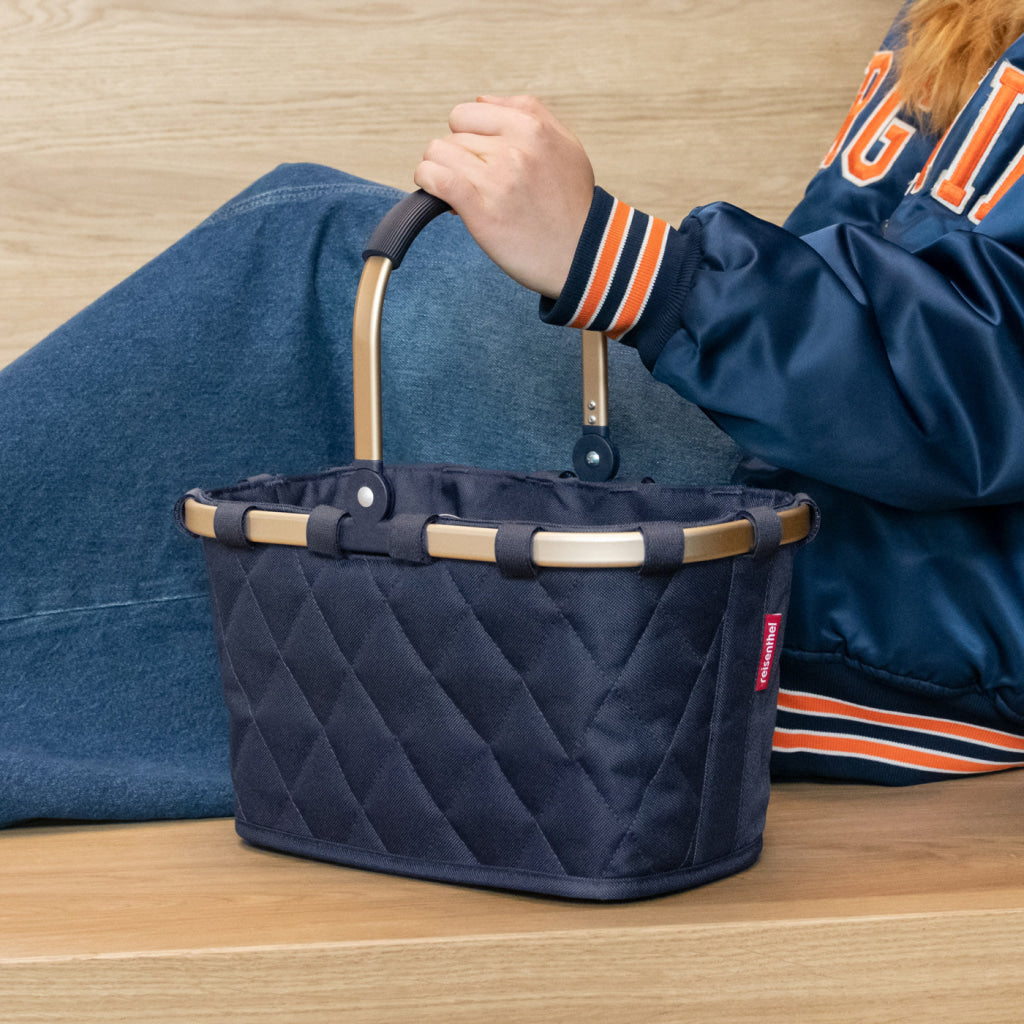 carrybag XS rhombus midnight gold